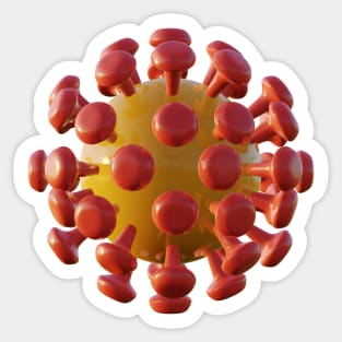 Virus cell Sticker